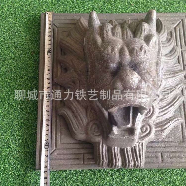 铁艺配件大门配件铸铁狮子头门拉手 欧式铁艺大门复古门拉手