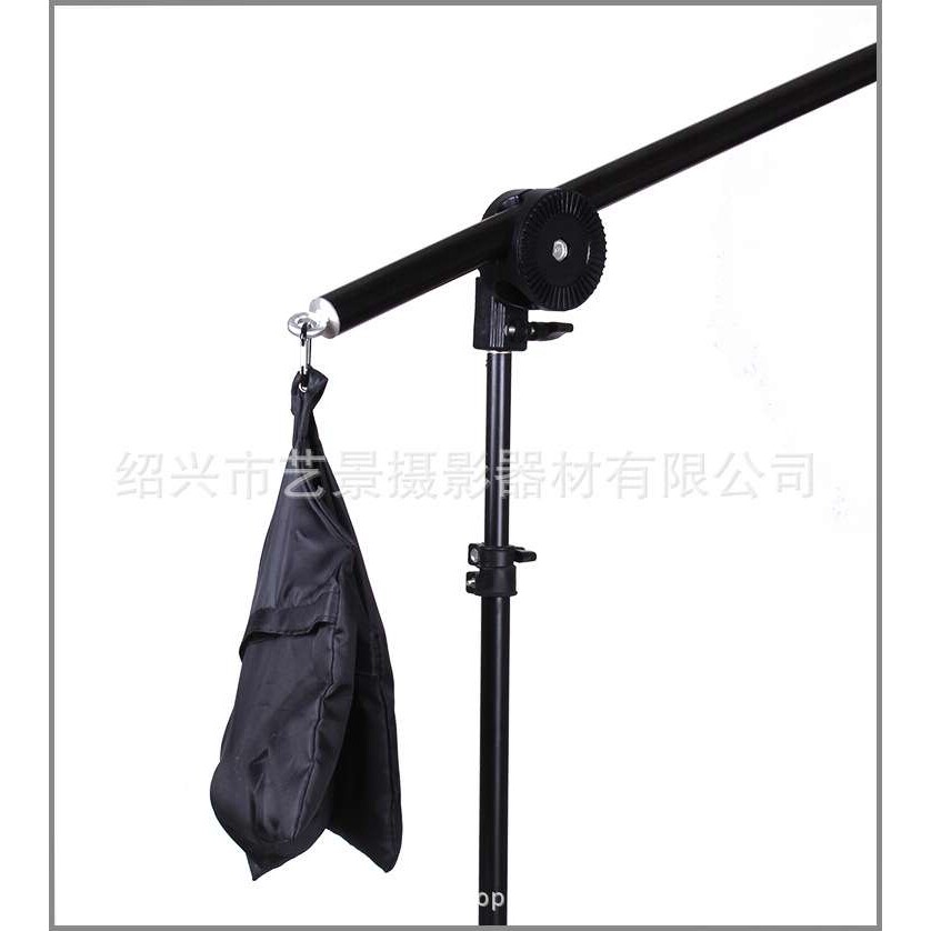摄影顶灯架套装 2M灯架+顶灯悬臂架专业柔光纸支架柔光箱 配沙袋