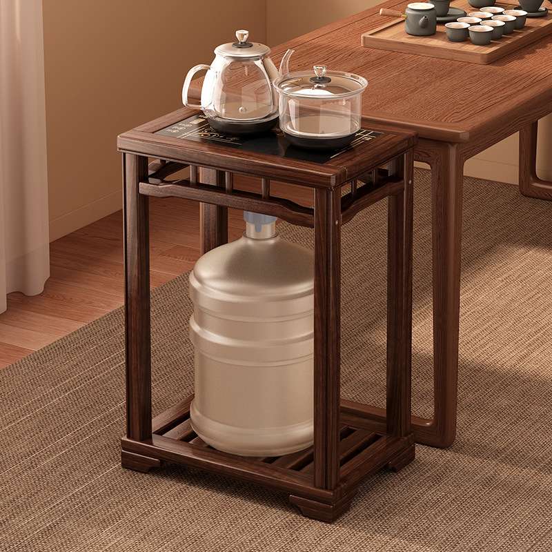 实木茶几烧水壶一体茶桌泡茶吧家用小茶台边柜侧柜水桶架茶水柜子