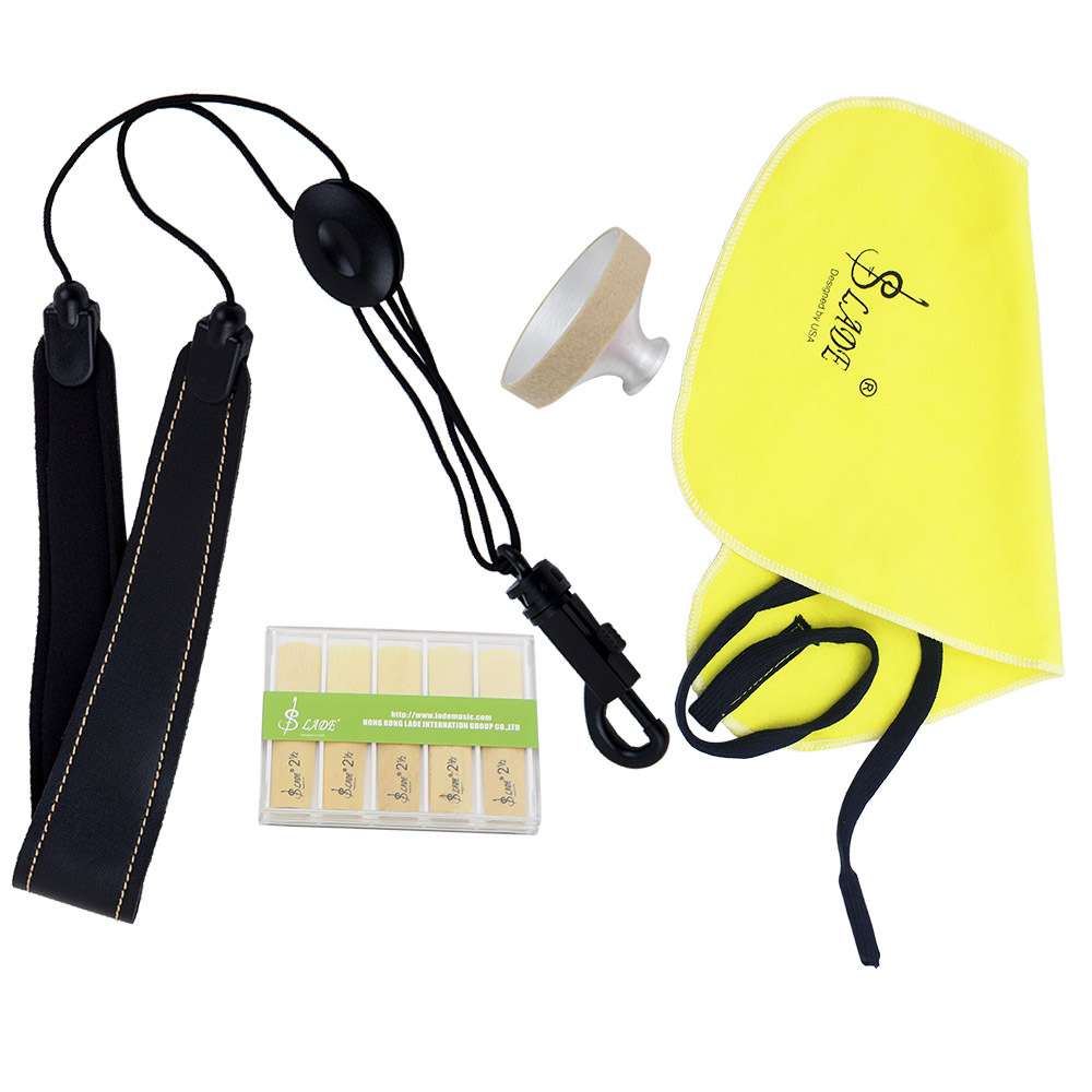 LADE 雷德 中音萨克斯 4件套（哨片+弱音器+背带+通条布）