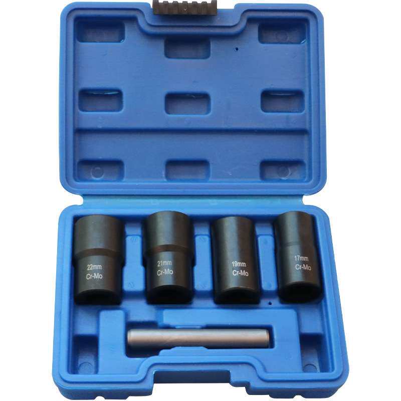 破损6件套螺母螺栓取出器17mm-31/32套筒款取出器机修铬钼钢