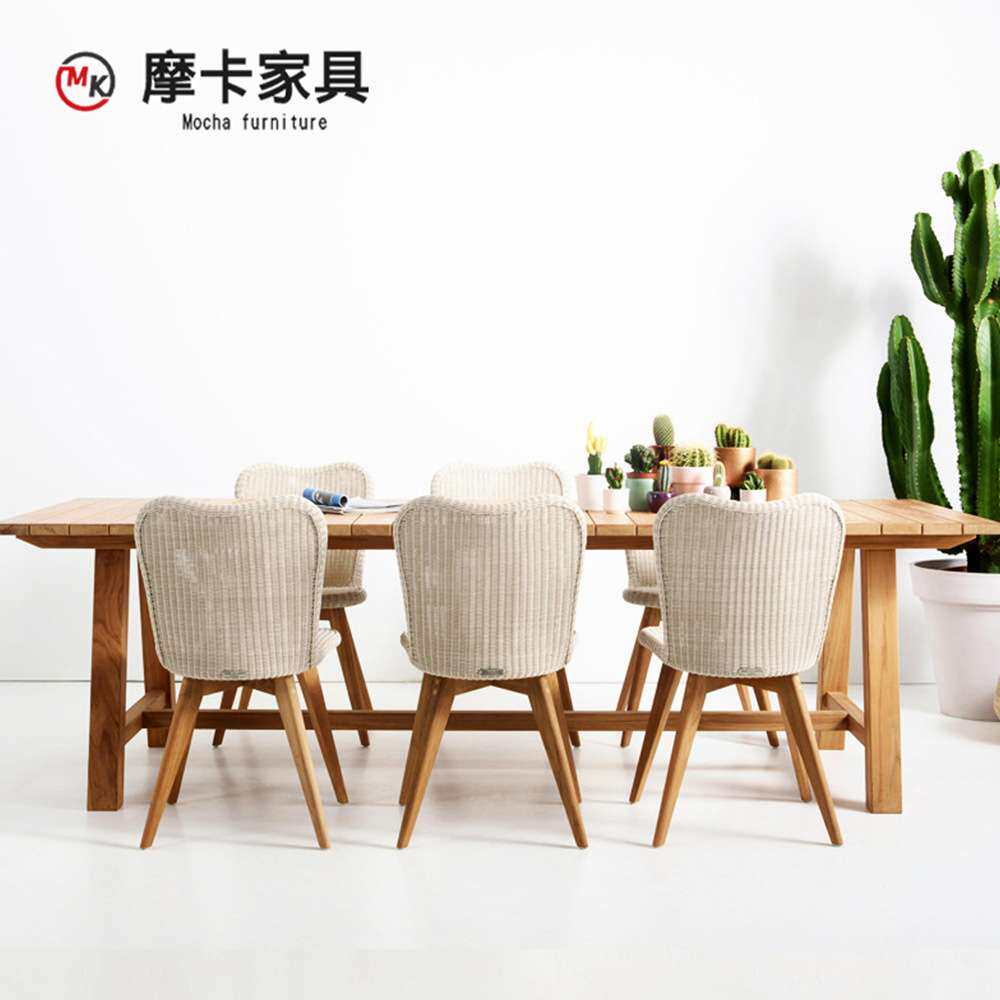 户外餐桌椅庭院露营桌椅北欧露天阳台休闲餐厅桌椅咖啡厅餐桌椅子