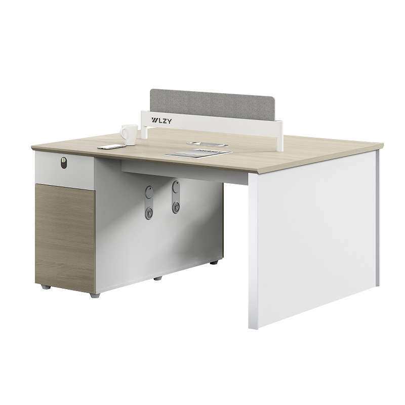 E0办公桌椅组合员工桌子卡座财务办公室4四6人位屏风职员办公桌