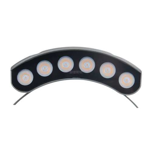 户外亮化工程防雨DMX512外控led瓦片灯 古建筑凉亭6W瓦楞灯