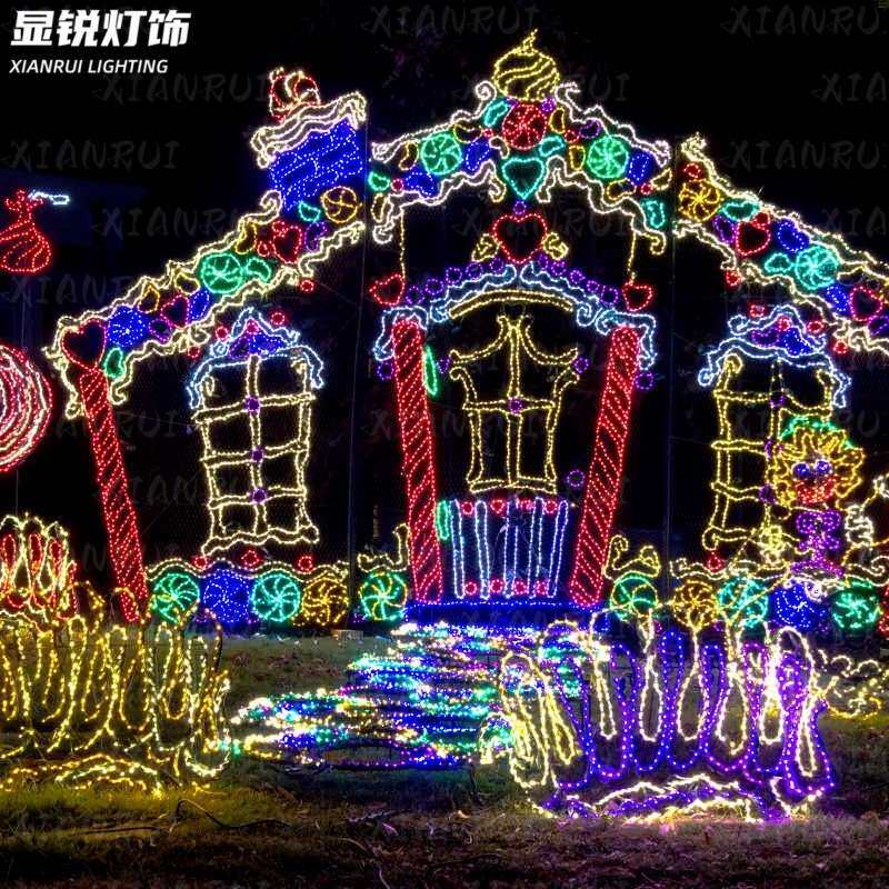 万圣节狂欢Halloween灯光装置户外防水led造型节日灯南瓜幽灵