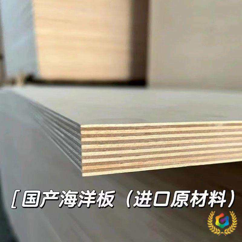 E0级4-40mm桦木海洋板防水板实木多层板家具胶合板整张厂一件