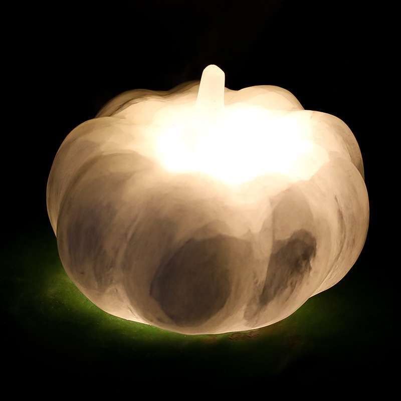 南瓜小夜灯晶体透石膏矿石灯充电led节日工艺品摆件卧室氛围灯