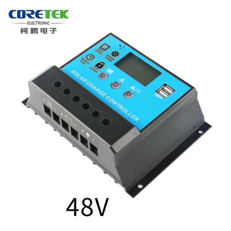 厂家货源 48V太阳能LED显示控制器 50A太阳能发电系统柯腾控制器