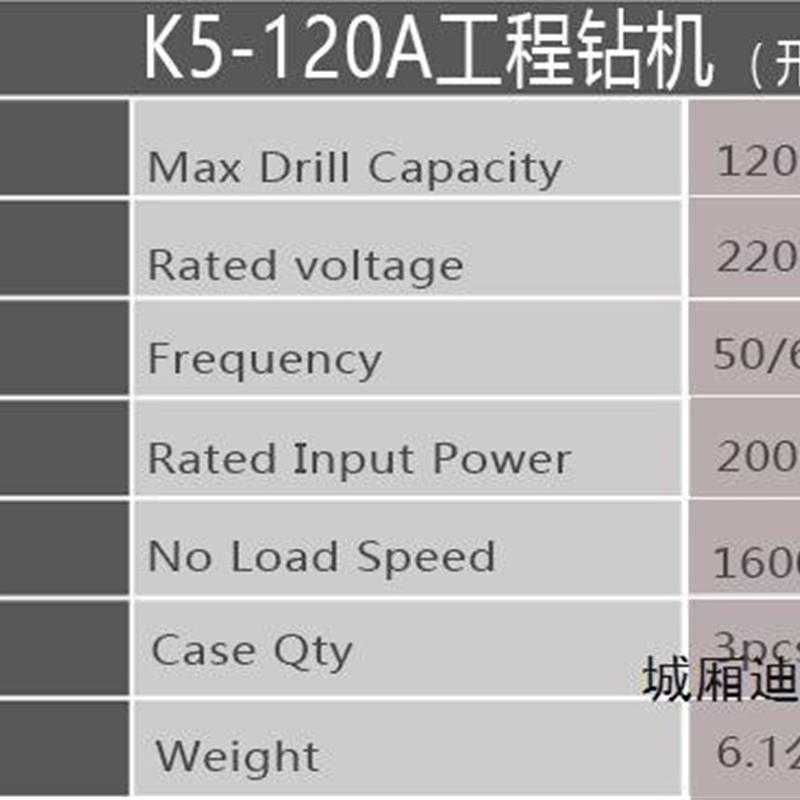 KBA水钻机钻孔机120水钻机工程钻机腻子粉搅拌机搅拌神器送搅拌杆