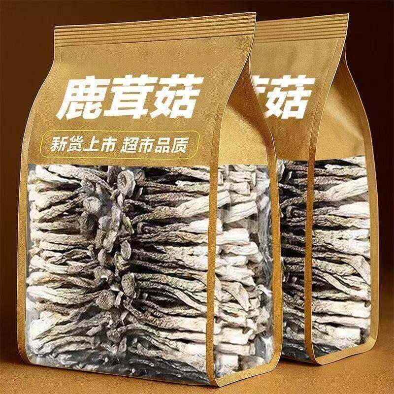 特产鹿茸菇干货500g鹿茸菌云南特产脆脆菇食用菌煲汤菌类干货食材