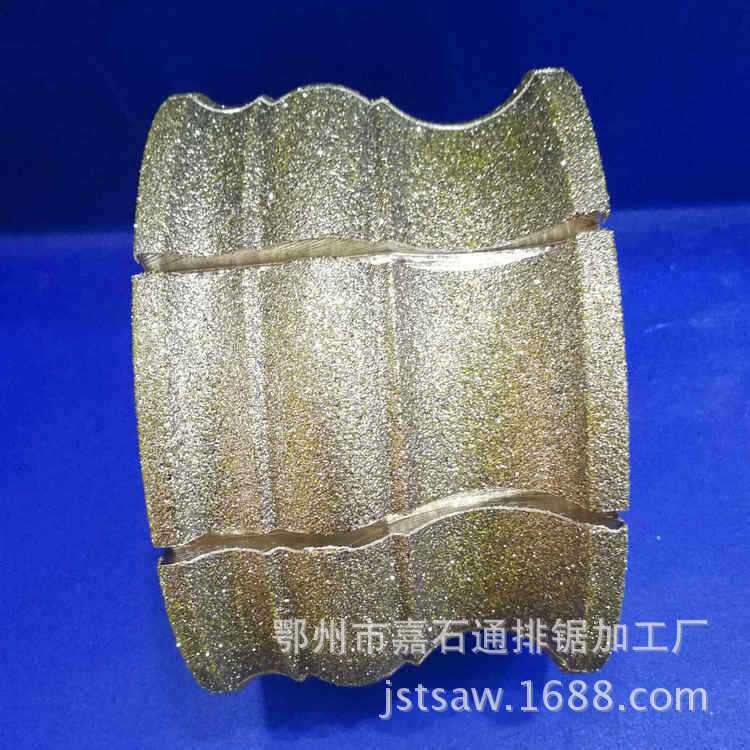 厂家φ200供应罗马柱反圆电镀轮 石材金刚石电镀定型轮金刚石锯片