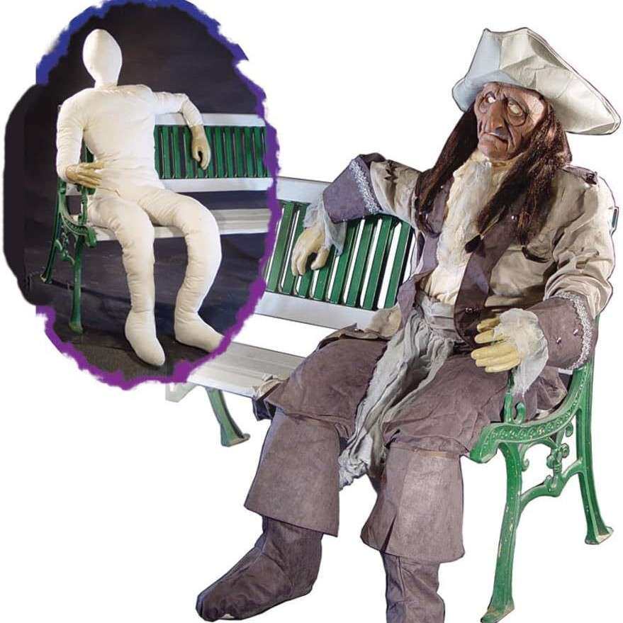 Posing Dummy 6英尺高可动万圣节假人山姆大叔全尺寸带手鬼屋道具