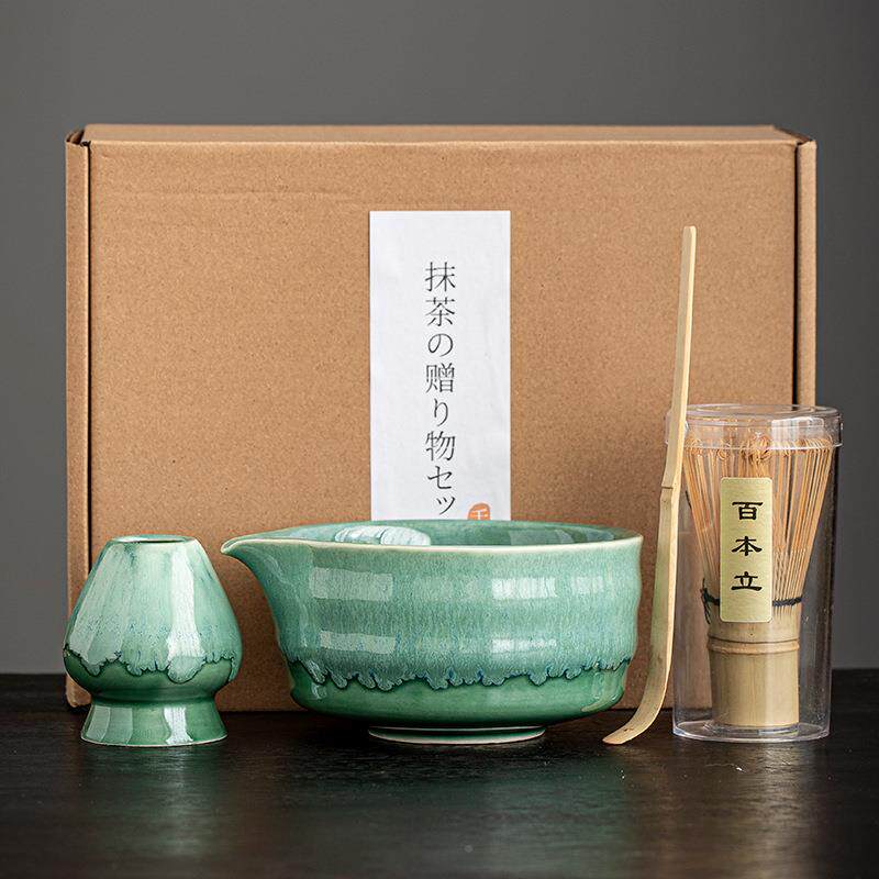 日手抹茶茶筅四IWW式打件工套茶筅立百本立点茶套装竹制抹茶工具