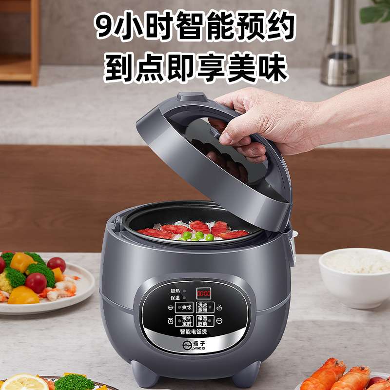 多功能迷你电饭锅上蒸下煮1-2-3人家用小型不粘锅智能煮饭电饭锅