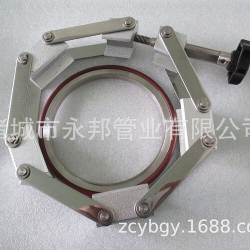 NW100 链式卡箍 铝制KF100 真空标准卡箍 日标 真空管路连接件