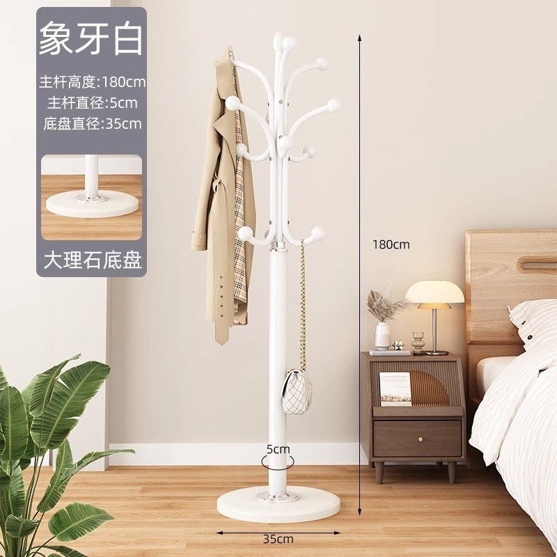 贝凯转角衣帽架落地卧室简易拐角挂衣服置物架家用入户门挂衣架子