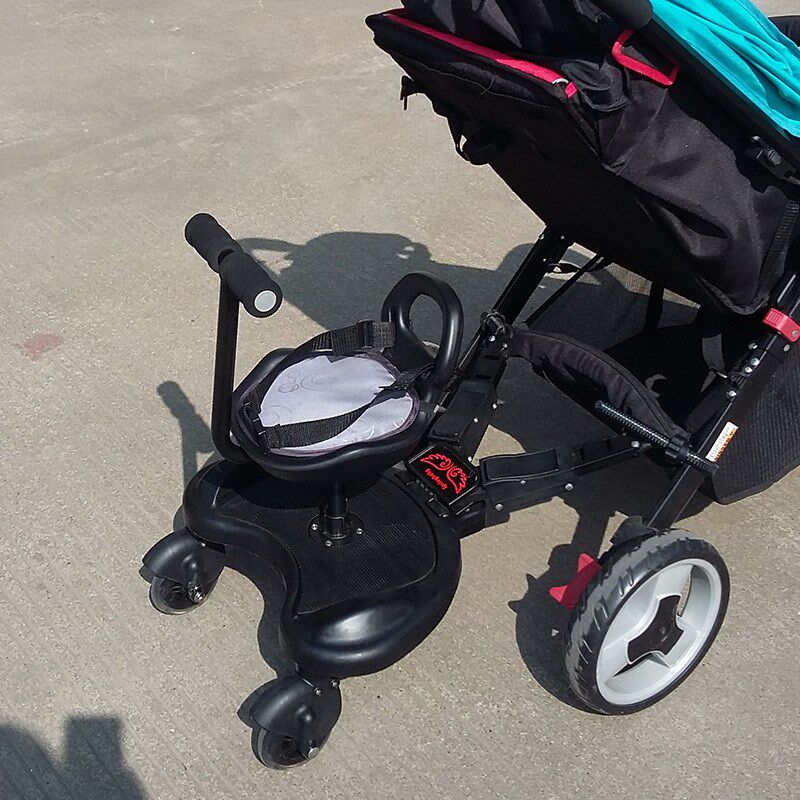 宠物推车通用踏板宝宝站立拖板车 夏季尾车 厂家直销塑胶配件