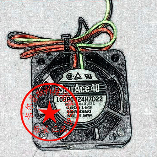 SanAce40109P0424H7D2224V0.08A40*40*15三线风扇