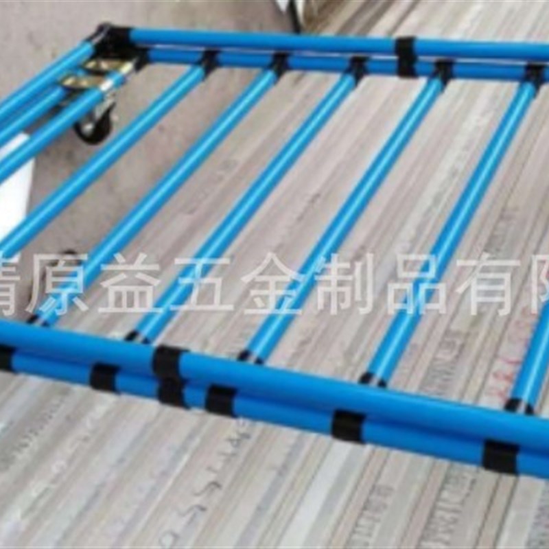 乌龟车仓库物料盒搬运可拆卸堆叠平板组装精益管防静电线棒周转车