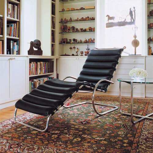 午休躺椅家用休闲阳台mr chaise longue chair不锈钢设计师办公室