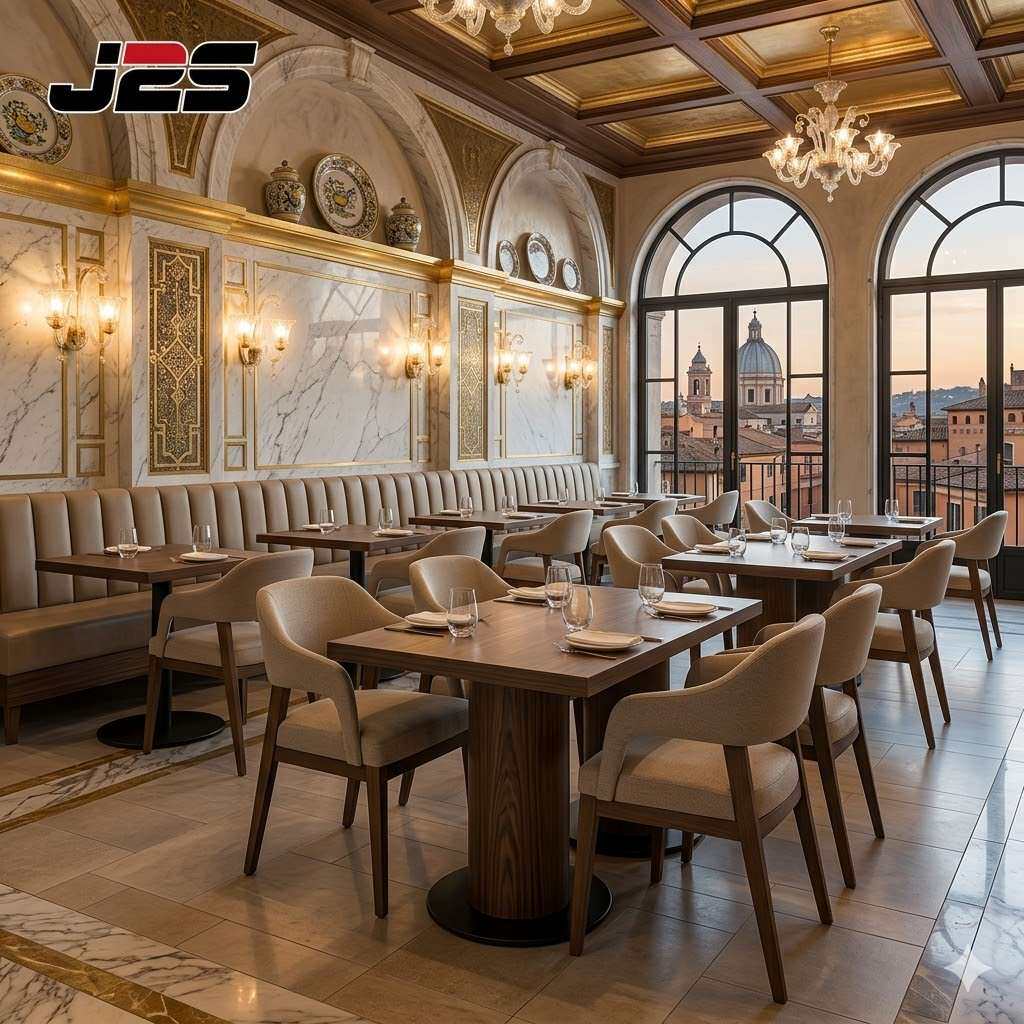 餐桌椅子一套餐厅卡座商用餐厅桌椅西餐厅酒店咖啡厅餐馆桌椅套装