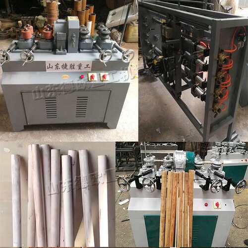 Bar sander农用工具仿形车床 台式圆棒砂光机 全自动锹把拖把杆机