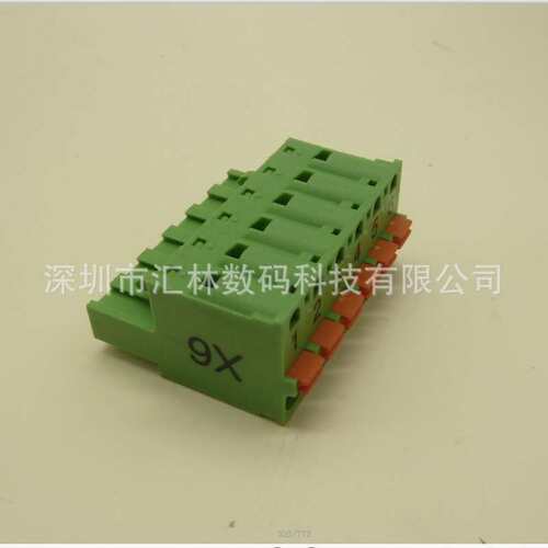 汇林WF75H-5.08mm替代DINKLE2ESDSR弹簧插拔式端子-加丝印数字