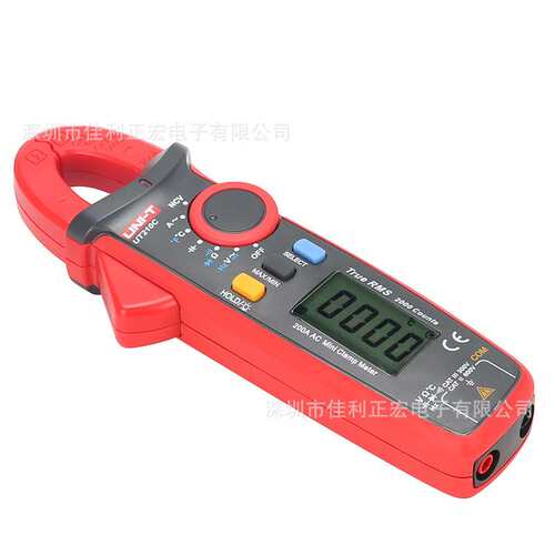 优利德数字钳形表UT210A/UT210B/UT210C钳形交流电流表迷你钳形表