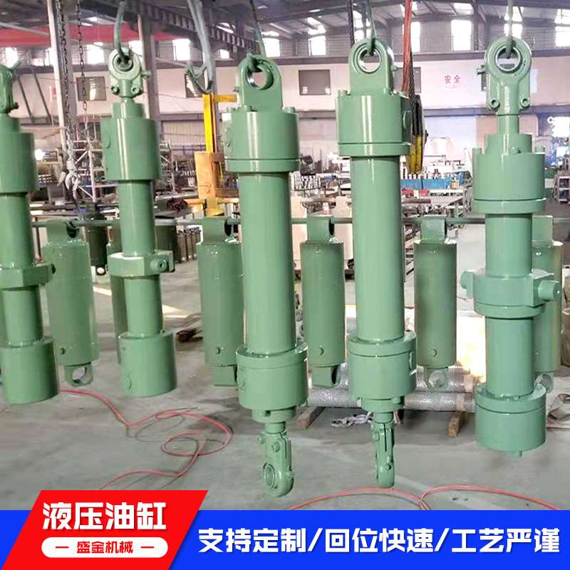 重型多级双缸伸缩式液压缸油缸高压压力机单程小型工程车辆活塞杆
