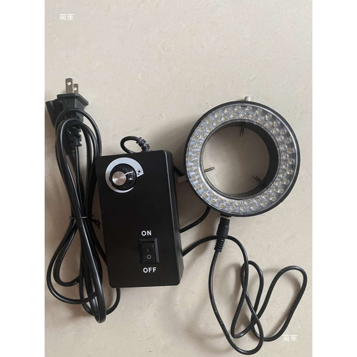 显微镜LED光源灯源环形灯60颗LED内径60MM体视电子显微镜可调灯圈