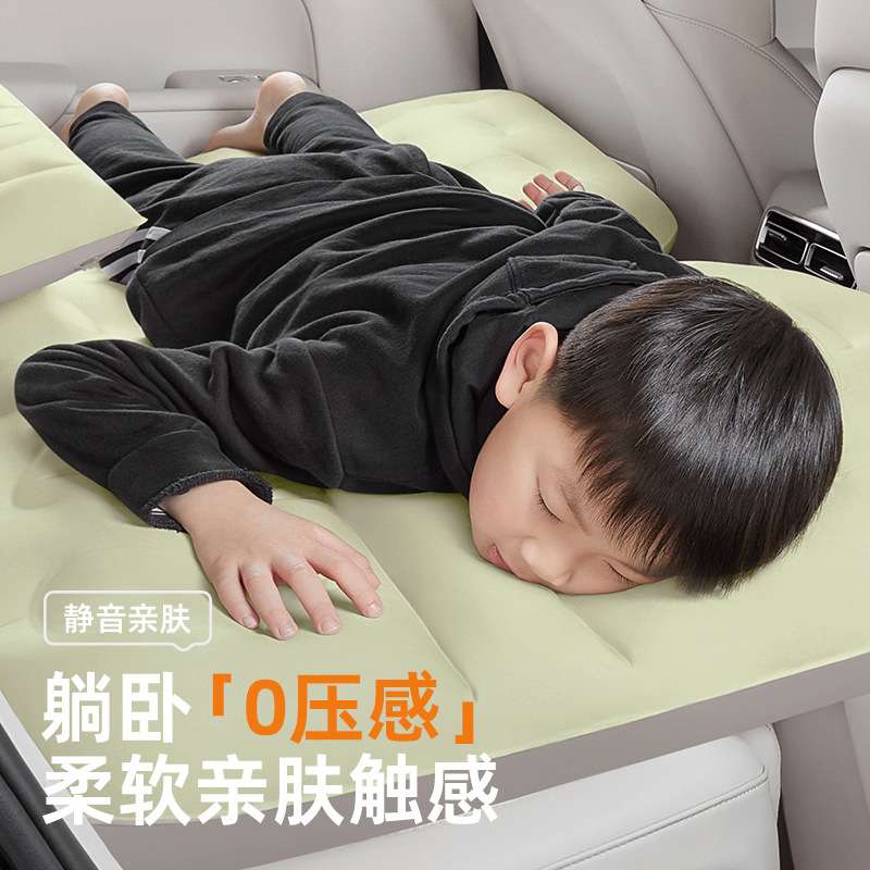 汽车载自动充气床垫子轿车SUV后排座冲气旅行床车上睡觉神器内用