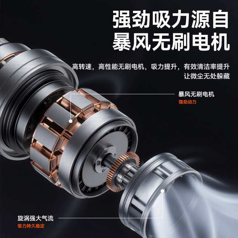 车载吸尘器小型大吸力家用车用便携式充气两用手持汽车吹尘器