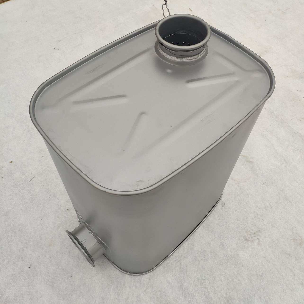 配套原厂同力矿用车消声器改装发电机组消声器静音消声器