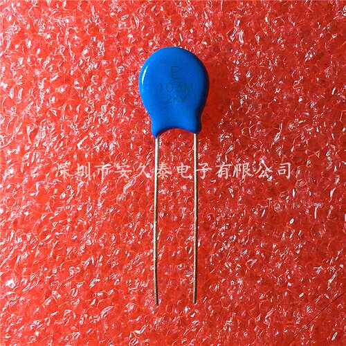 原装10nF 2000V高压瓷片电容103M 2KV/103PF 0.01UF Y5V 直插蓝色