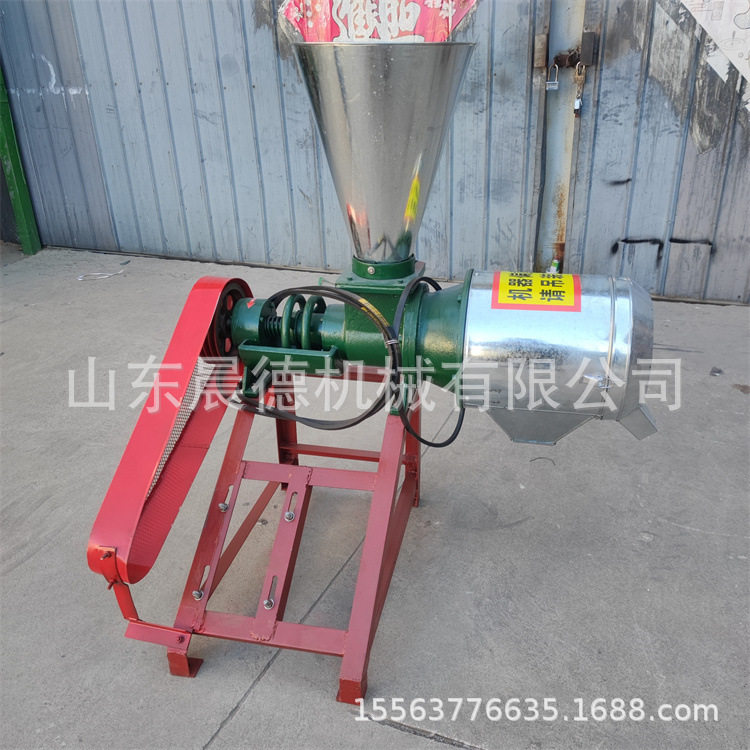 高粱去皮磨面机278锥形小麦打面机小型家用面粉机