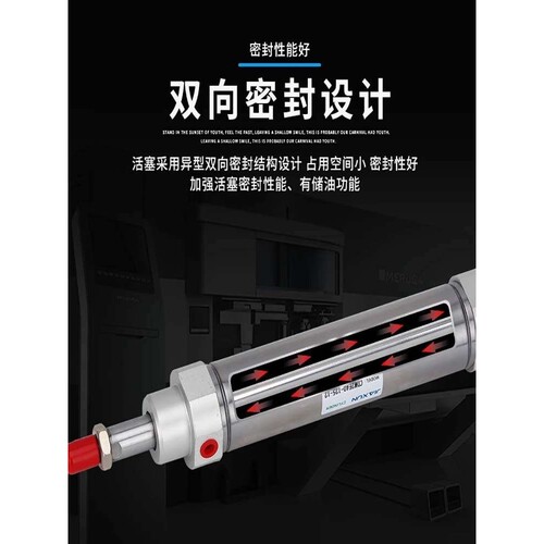 注塑机械手配件回旋旋出气缸AKD2B CDM2E MAC40-125 100斜臂摆动