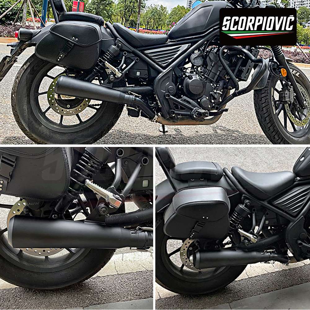C19复古排气管 51MM通用尾段 CM300 幼狮150 CM500 700CLX GK1200