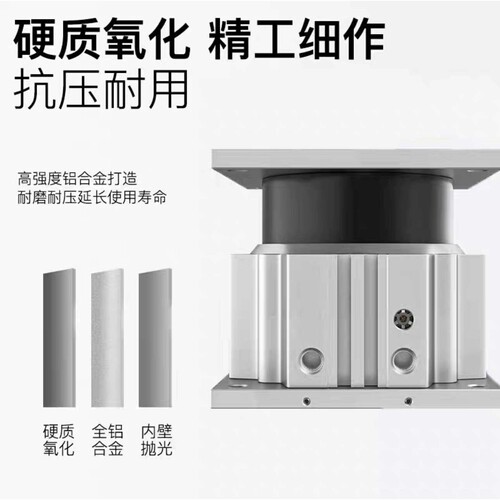 SMC导台式端台方形升降气缸MGF40/63/100G-15/20/25/30/50/75/100