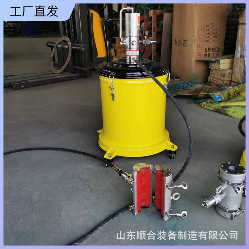 操作简单钢丝绳注油机全自动气动黄油机移动方便40L高压注油器