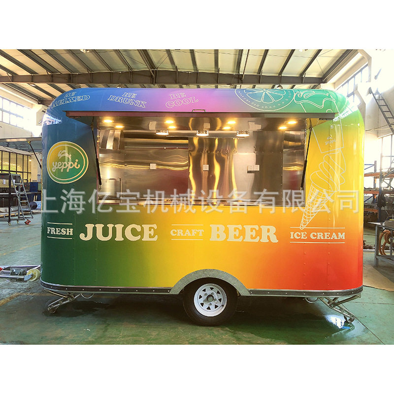 上海亿宝餐饮车小吃车移动餐车啤酒车冰淇淋车美食车foodtrailer