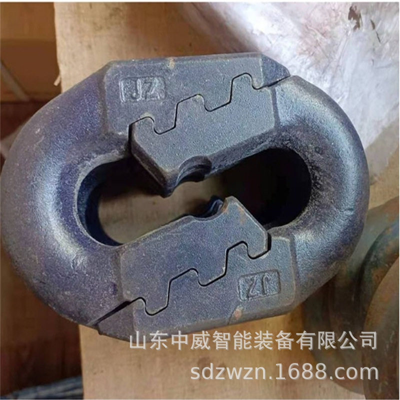 接链环矿用刮板机弧齿型接链环30*108矿用圆环链用扁平接链环