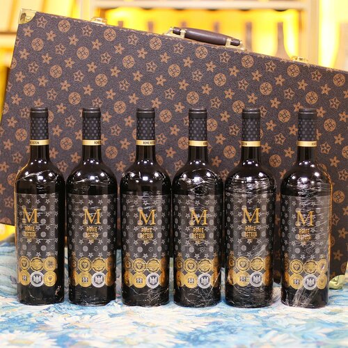 意大利进口雷蒙斯老藤限量珍藏17度风干红葡萄酒750ml*6支皮盒装