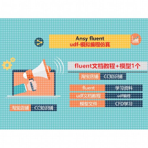 fluent模拟彷真+udf文档教程+模型CFD模拟彷真ansys