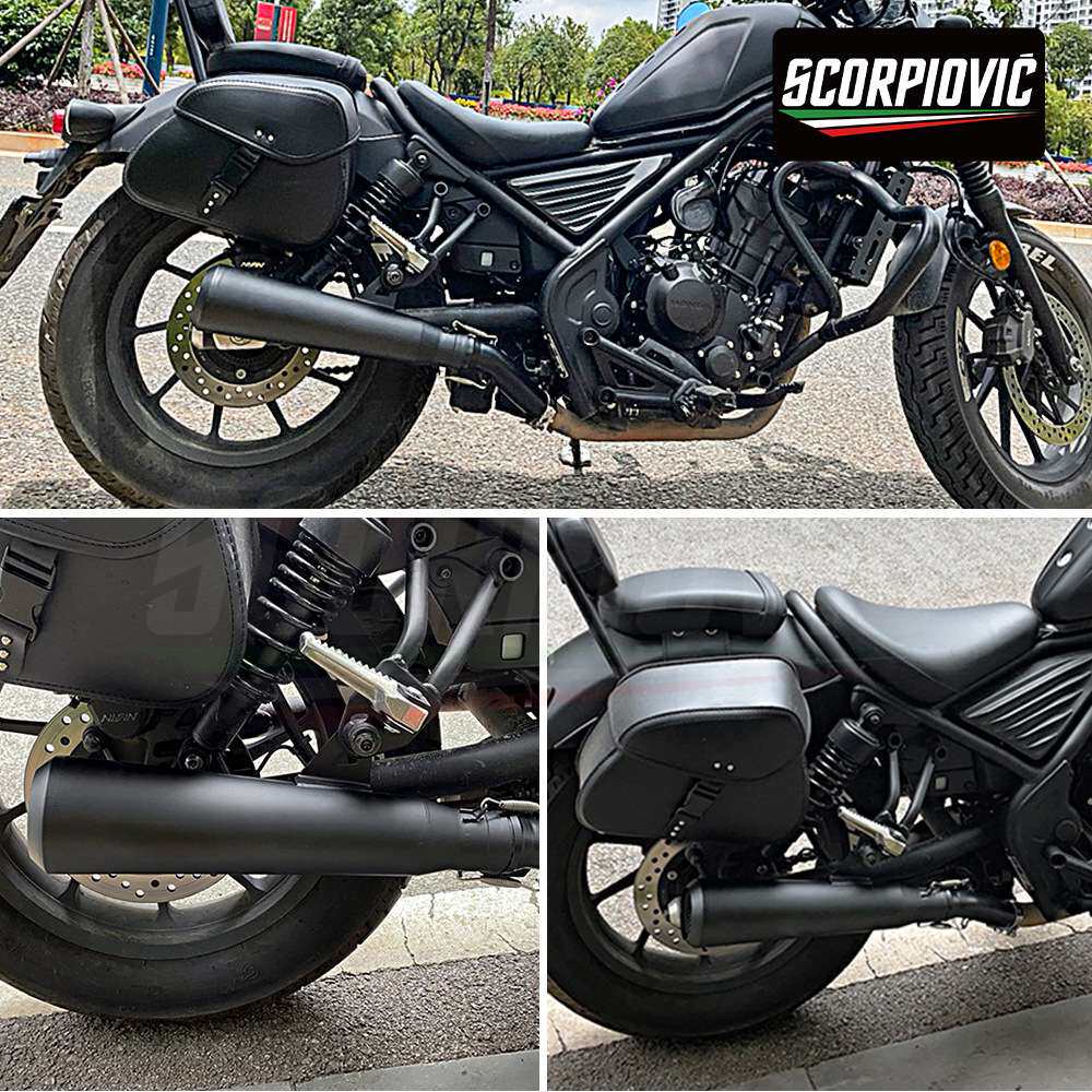 C19复古排气管 51MM通用尾段 CM300 幼狮150 CM500 700CLX GK1200