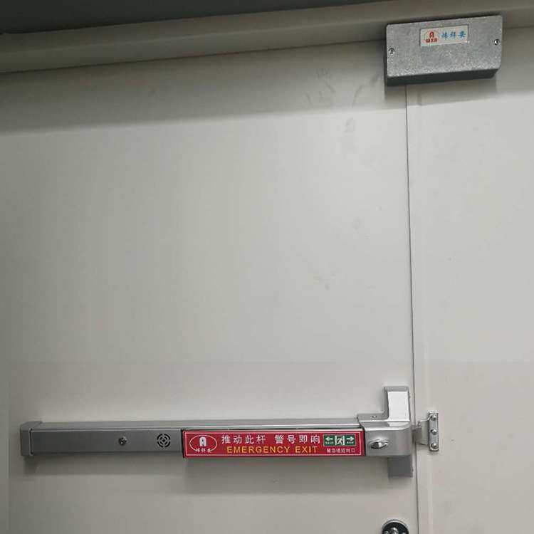 厂家供应商场 写字楼逃生门推杆逃生锁 防火门窗锁闭门器防火门锁