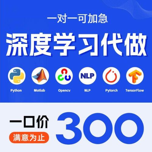 python代程式设计深度学习机器图像视觉接单代跑lstm代码调试编写