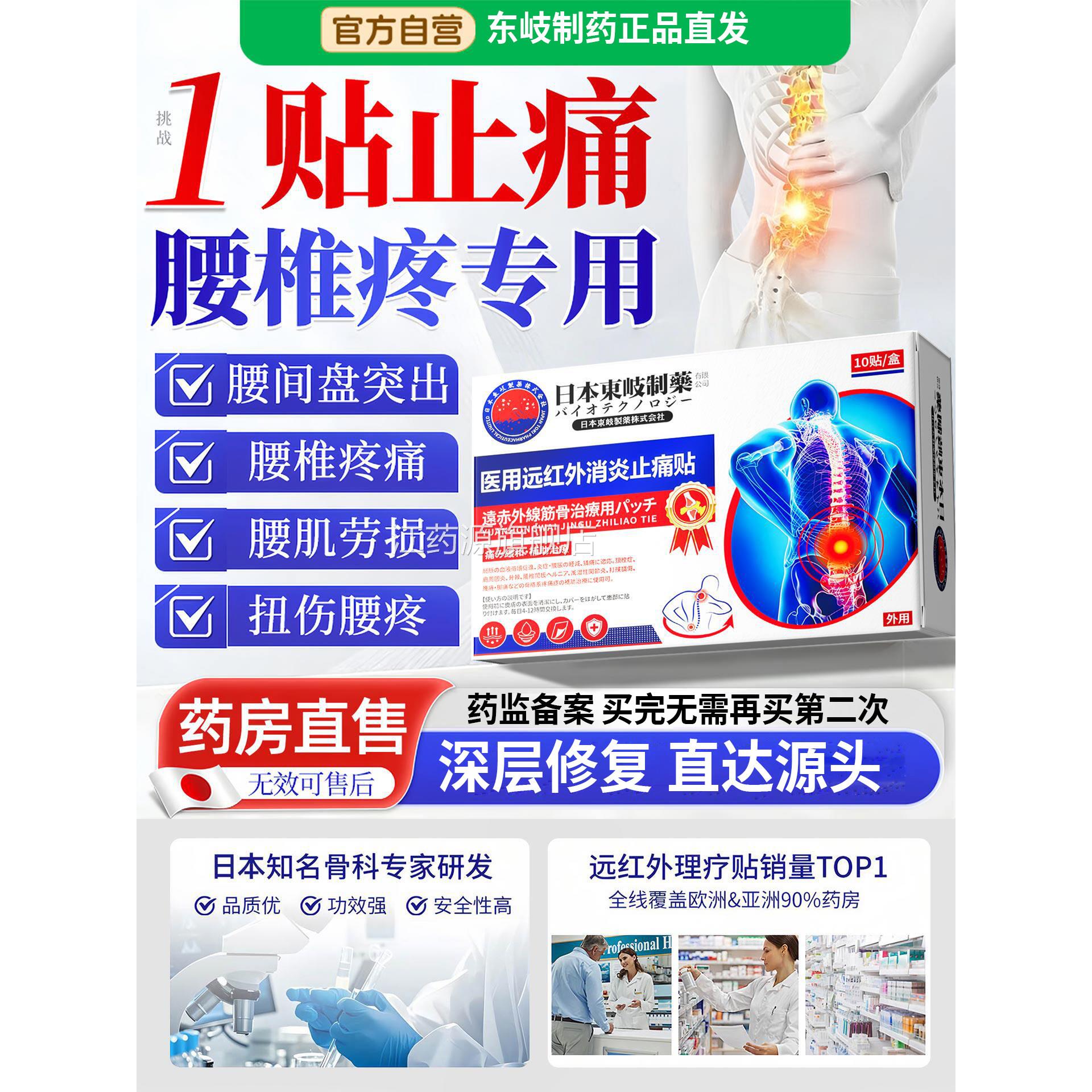 腰间盘突出腰椎间盘贴腰疼腰痛膏药腰间椎痛突专疼用贴膏神器药膏