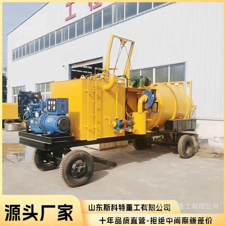 自动炒新旧料 沥青加热再生机 双滚筒混凝土搅拌车厂家直售
