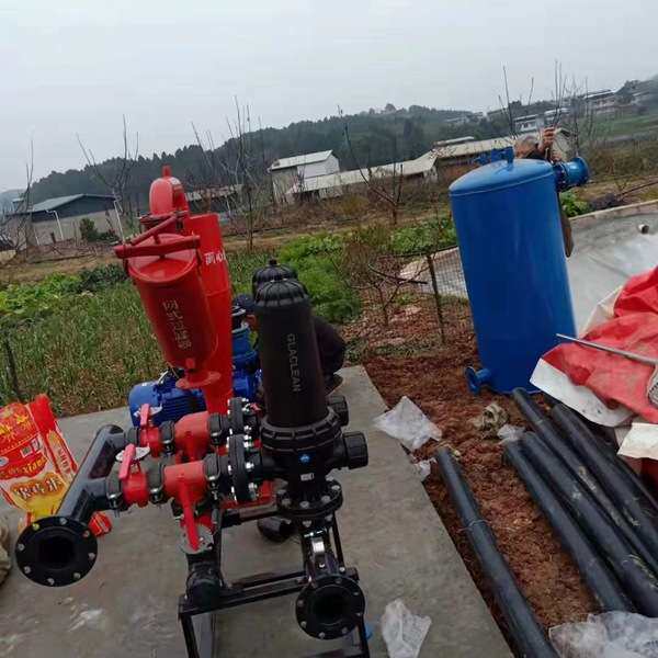 农田灌溉3寸4寸叠片过滤器农用过滤工具手动反冲洗叠片节水自清洗