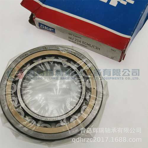 S-K-F 无铆钉圆柱滚子轴承 NU214ECML/C3H 70mm X 125mm X 24mm